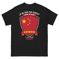 Thumbnail for T-shirt chinois noir - humour et fierté chic