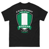 T-shirt Nigéria noir - humour et fierté