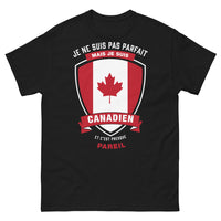 Thumbnail for T-shirt Canada noir face - humour canadien