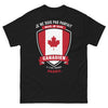 T-shirt Canada noir face - humour canadien