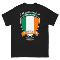 Thumbnail for T-shirt Irlande noir - Je ne suis pas parfait mais irlandais