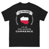T-shirt Pologne noir - L'endroit où mon histoire commence