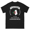 T-shirt Algérie noir face - Là où mon histoire commence