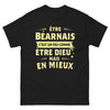 T-shirt Béarnais noir - être Béarnais, Dieu mais en mieux