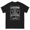 T-shirt Alsacienne noir face - Les Lorraines le rêvent