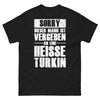 T-Shirt Türkin dunkelblau - Entschuldigung, verheiratet mit einer Türkin – Humor