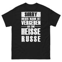 Thumbnail for T-shirt Russie noir - Sorry, cet homme est pris par une russe sexy