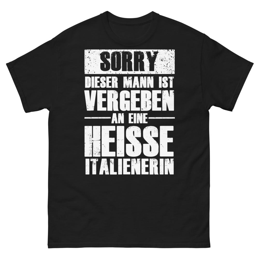 T-Shirt Italien schwarz - italienische Energie