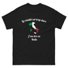 T-shirt Italie noir face - échappée italienne