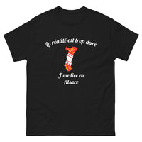 Thumbnail for T-shirt Alsace noir - la réalité dure