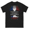 T-shirt Français de Racines Chiliennes noir - racines françaises