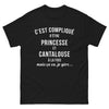 T-shirt Cantalouse noir - princesse cantalouse