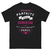 Thumbnail for T-shirt Suissesse noir face - presque parfait