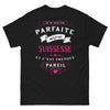 T-shirt Suissesse noir face - presque parfait