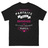 T-shirt Rwandaise noir - je ne suis pas parfaite