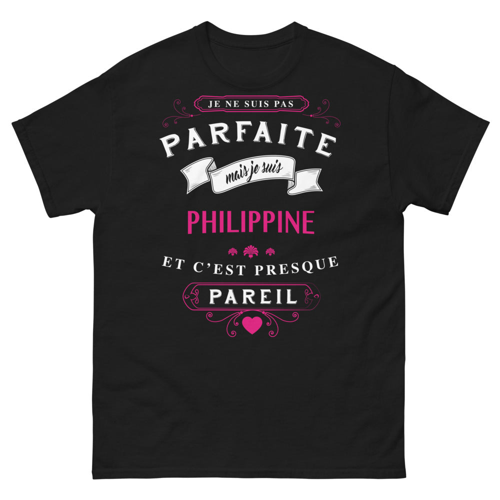 T-shirt Philippine noir - Presque parfaite