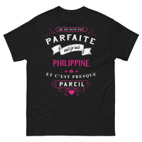 Thumbnail for T-shirt Philippine noir - Presque parfaite