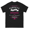 T-shirt hongroise noir - je suis hongroise, presque pareil