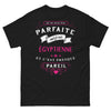 T-shirt Égypte noir - je ne suis pas parfaite