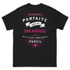 T-shirt Finlandaise noir - humour finlandais