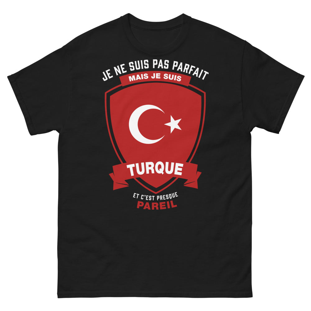T-shirt turque noir - clin d'œil humoristique