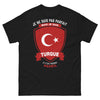 T-shirt turque noir - clin d'œil humoristique