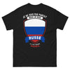 T-shirt Russie noir - clin d'œil russe