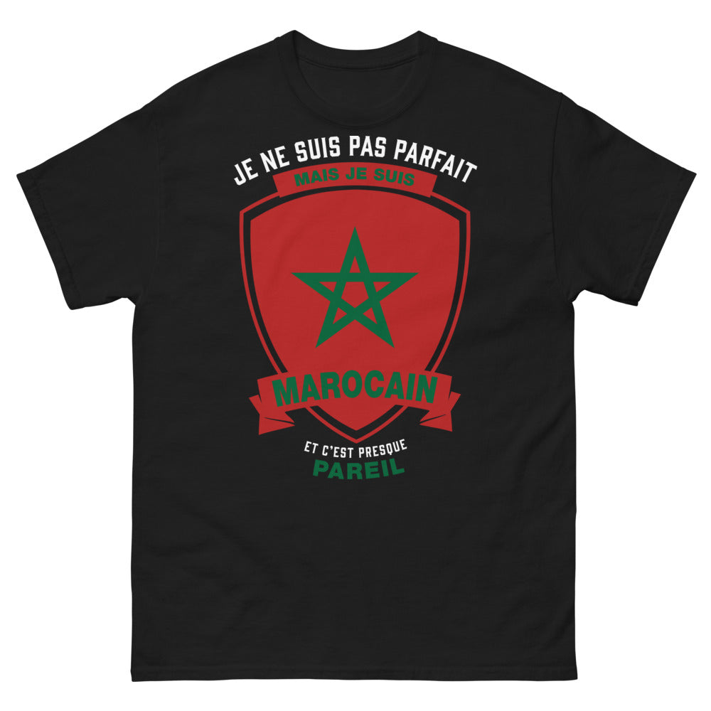 T-shirt Marocain noir - clin d'œil à l'héritage