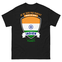 Thumbnail for T-shirt Indien noir - humour et fierté