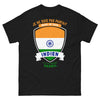 T-shirt Indien noir - humour et fierté
