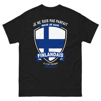 Thumbnail for T-shirt Finlande noir - humour finlandais