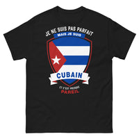 Thumbnail for T-shirt Cubain noir - pas parfait mais Cubain