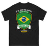 T-shirt Brésil noir - je ne suis pas parfait