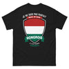 T-shirt Hongrois noir - clin d'œil humoristique