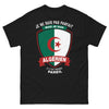 T-shirt Algérien noir - Je ne suis pas parfait, mais je suis Algérien