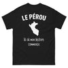 T-shirt Pérou noir - Là où mon histoire commence
