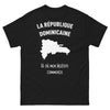 T-shirt République Dominicaine noir - Là où mon histoire commence