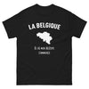 T-shirt Belgique noir - Là où mon histoire commence