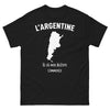 T-shirt Argentine noir - là où mon histoire commence