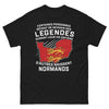 T-shirt Normandie noir - destin légendaire