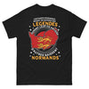 T-shirt Normands noir face - Les Normands naissent légendes