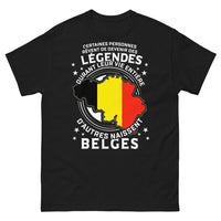 Thumbnail for T-shirt Les Belges noir - nés pour être légendes