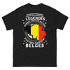 T-shirt Les Belges noir - nés pour être légendes