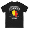 T-shirt Belgique noir - Certains naissent Belges