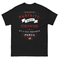 Thumbnail for T-shirt Péruvienne noir - humour péruvien
