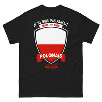 Thumbnail for T-shirt Pologne noir - clin d'œil polonais amusant