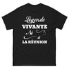 T-shirt La Réunion noir - Légende vivante