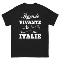 Thumbnail for T-shirt Italie noir - Légende vivante