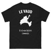 T-shirt Vaud noir - Le Vaud - Là où mon histoire commence