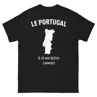 Thumbnail for T-shirt Portugal noir - là où mon histoire commence